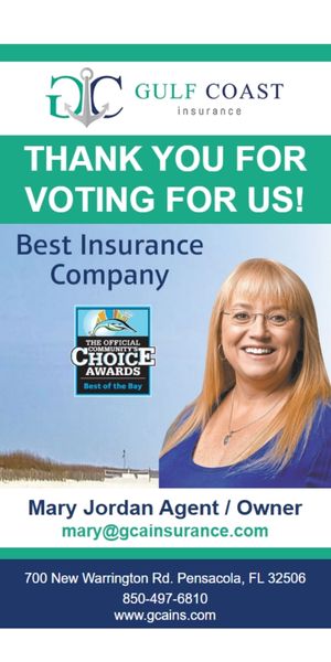 Gulf Coast Insurance - thank you for voting best insurance company